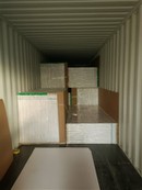 Thailands kund PVC-skumskivabehållare har laddats